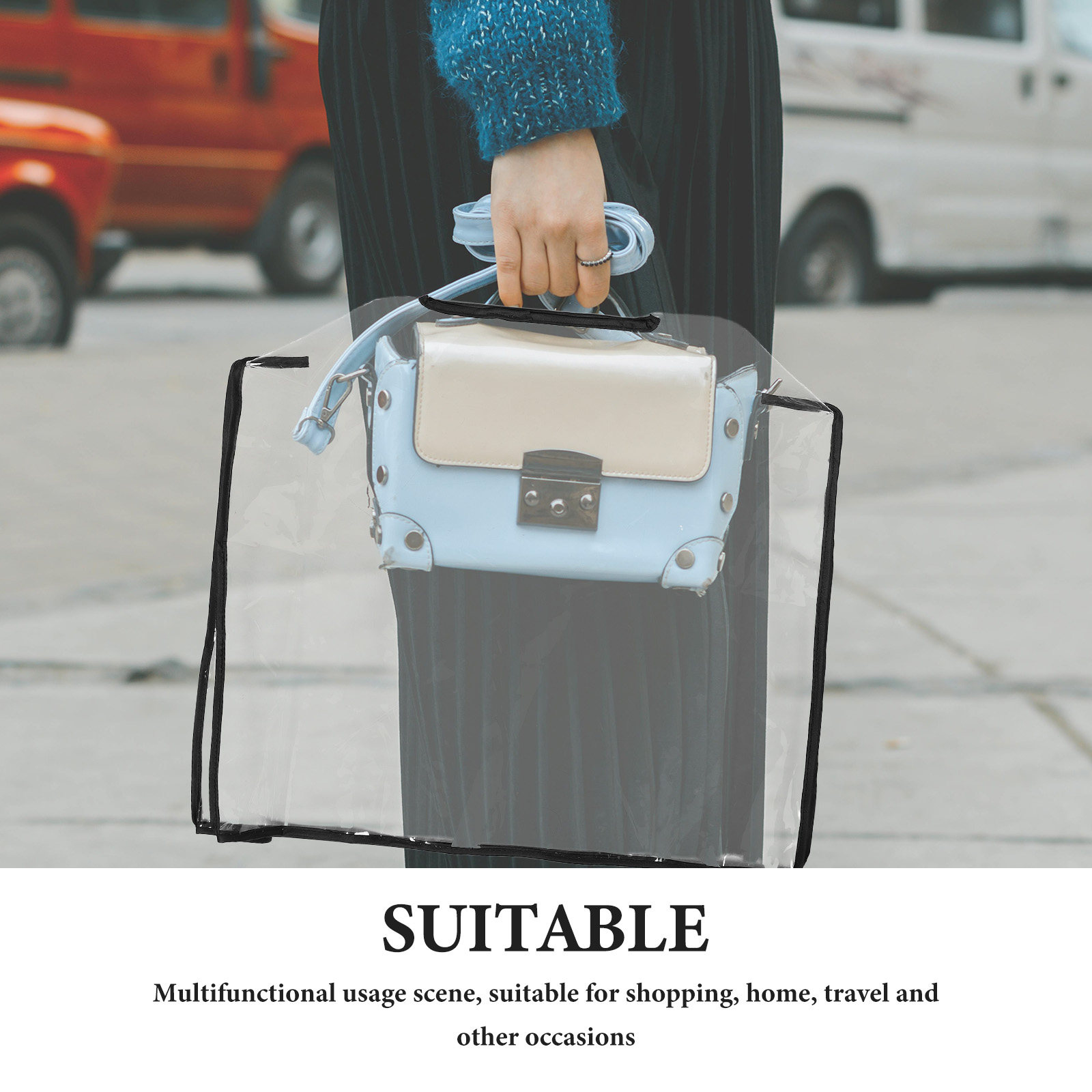 Eva Tote Bag Clear Handbag Dus - огляд і ціна Rain Cover Backpack