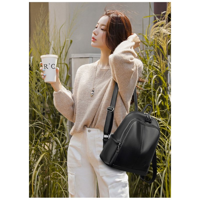 New Korean Soft pu Leather Lar - огляд і ціна Travel Backpack Anti Theft